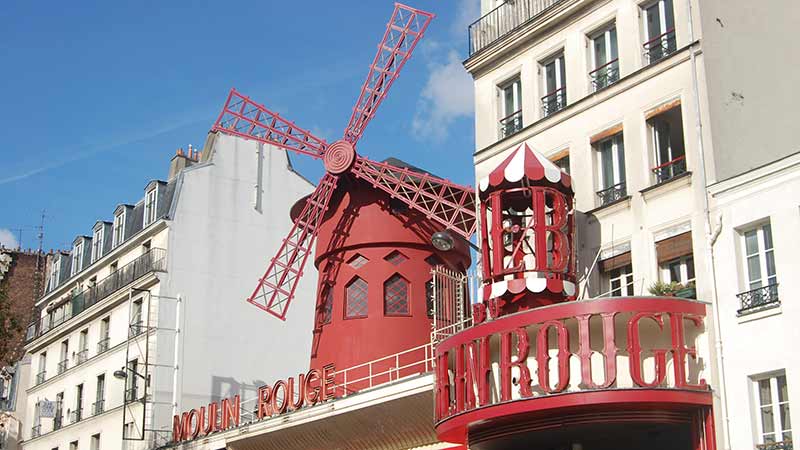 Moulin Rouge in Paris France